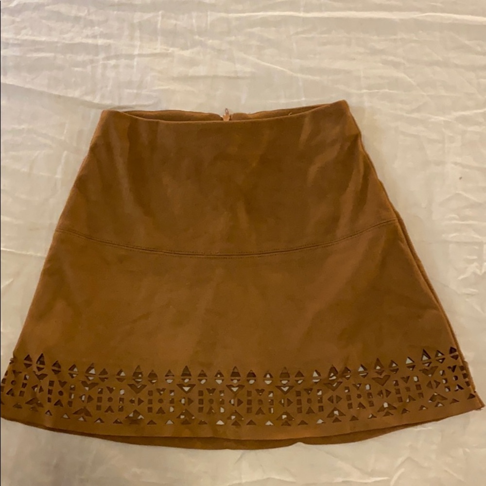 Suede Skirt